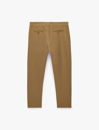 Viskon Karışımlı Cepli Slim Fit Kumaş Pantolon