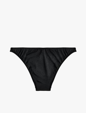Parlak Dokulu Bikini Altı