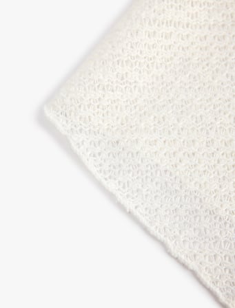 Bağlama Detaylı Üçgen Bandana