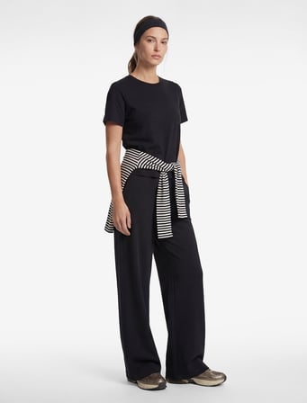 Pamuklu Slim Fit Kısa Kollu Bisiklet Yaka Spor Tişört