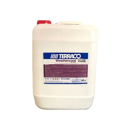 Terraco Weathercoat Sublok Elastik Su Yalıtım Malzemesi Sıvı Bileşen 10 Lt