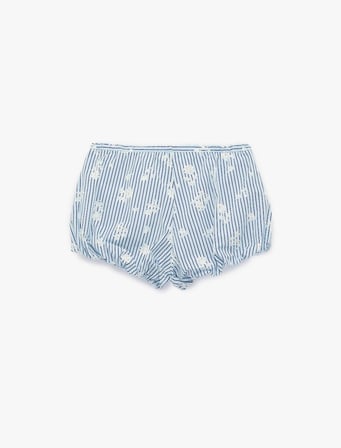 Pamuklu Rahat Kesim Beli Lastikli Şort Pijama Altı 