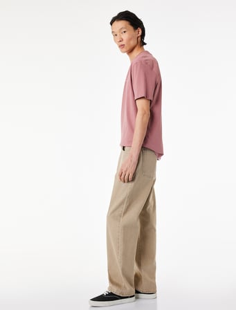 Normal Bel Pamuklu Vintage Straight Fit Jean Pantolon