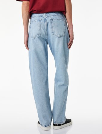 Pamuklu Normal Bel Vintage Straight Fit Jean Pantolon