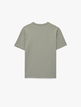 Kısa Kollu Dokulu Bisiklet Yaka Slim Fit Tişört