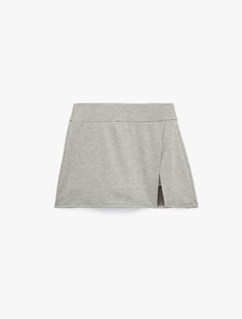 Modal Karışımlı Slim Fit Mini Spor Şort Etek
