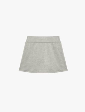 Modal Karışımlı Slim Fit Mini Spor Şort Etek