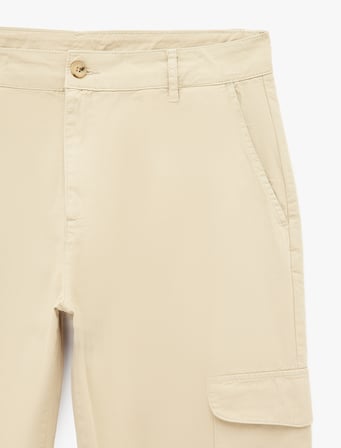 Regular Fit Pamuklu Gabardin Yazlık Kargo Pantolon
