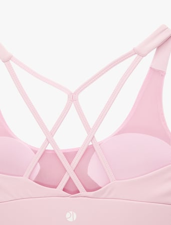 Slim Fit Kolsuz U Yaka Sırt Detaylı Sporcu Sütyeni