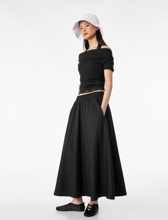 Slim Fit Kısa Kollu Dantel Detaylı Atletli İkili Kayık Yaka Tişört