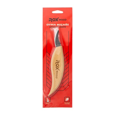 Rox Wood 0374 Gaga Tip Ahşap Yontma ve Oyma Bıçağı