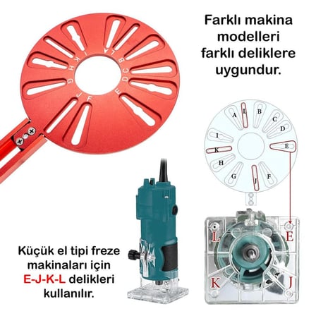 Rox Wood 0385 Freze Gönye Cetveli