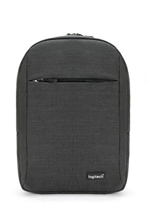 Orijinal 15.6" inç Laptop Valiz Askılı Kumaş Notebook Günlük Seyahat Siyah Bilgisayar Sırt Çantası