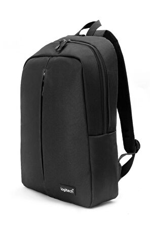 Orijinal 15.6" inç Notebook Bilgisayar Kumaş Günlük Kullanım Okul Unisex Siyah Laptop Sırt Çantası