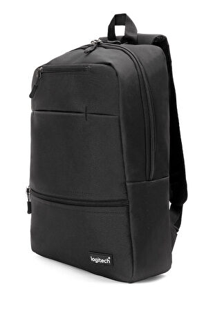 Orijinal 15.6" inç Siyah Kumaş Laptop Bilgisayar Seyahat Günlük Okul Unisex Notebook Sırt Çantası