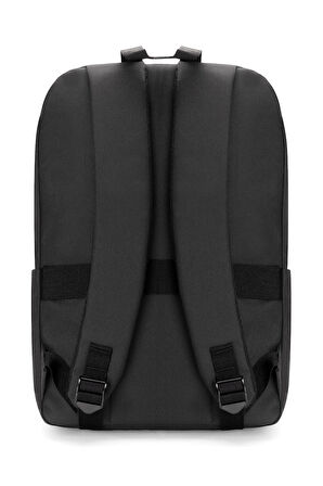 Orijinal 15.6" inç Siyah Kumaş Laptop Bilgisayar Seyahat Günlük Okul Unisex Notebook Sırt Çantası