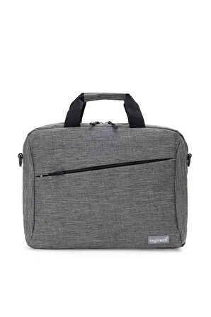Orijinal 15.6" inç Gri Kumaş Notebook Valiz Askılı İş ve Günlük Laptop Bilgisayar Evrak Çantası