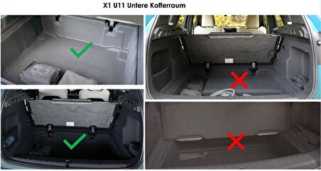 Bmw X1 (U11) 2023 Sonrası Bagaj Havuzu | Alt Bagaj