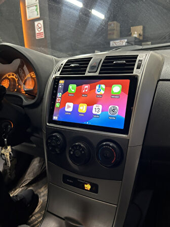 TOYOTA COROLLA  UYUMLU 4 GB RAM 64 GB DAHİLİ HAFIZA 9 İNÇ MULTİMEDYA KABLOSUZ CARPLAY GERİ GÖRÜŞ KAMERALI