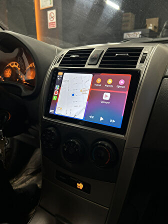 TOYOTA COROLLA  UYUMLU 4 GB RAM 64 GB DAHİLİ HAFIZA 9 İNÇ MULTİMEDYA KABLOSUZ CARPLAY GERİ GÖRÜŞ KAMERALI