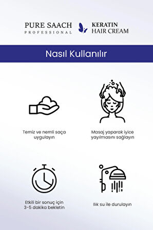 PURE SAACH PROFESSİONAL KERATİN SAÇ KREM