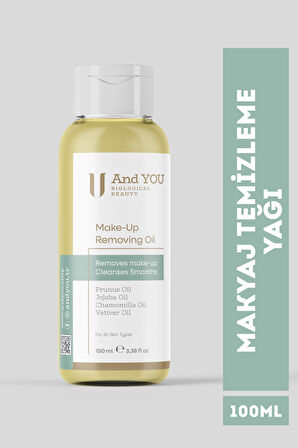 And You MAKE-UP REMOVING OIL / Makyaj Temizleme Yağı 100 ml