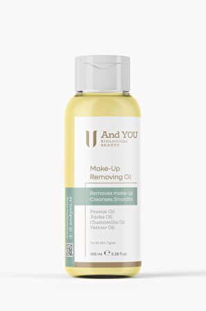 And You MAKE-UP REMOVING OIL / Makyaj Temizleme Yağı 100 ml