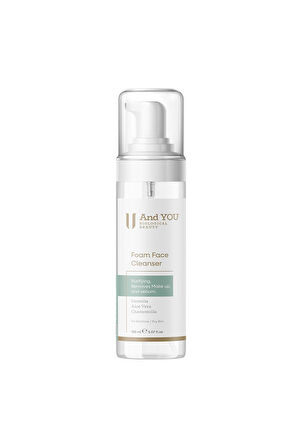And You Foam Face Clenser / Hassas Ciltler İçin Yüz Temizleme Köpüğü 150 ml