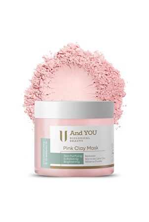 And You PINK CLAY MASK / Pembe Kil Maskesi 100 gr