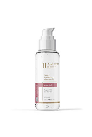 And You Deep Hydratıng Haır Serum / Argan Yağlı Derin Nemlendirici Saç Serumu 100 ml