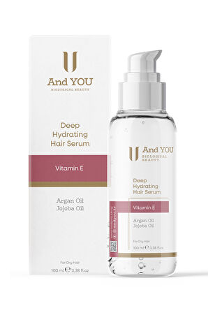 And You Deep Hydratıng Haır Serum / Argan Yağlı Derin Nemlendirici Saç Serumu 100 ml