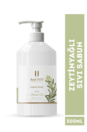 And You Lıquıd Soap With Olıve Oıl / Zeytinyağlı Sıvı Sabun 500 ml