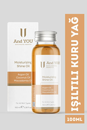 And You Moısturızıng Shıne Oıl / Işıltılı Kuru Yağ 100 ml