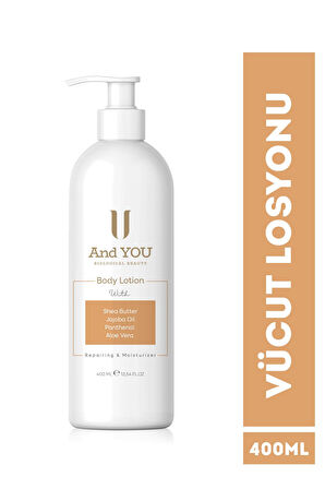 And You Body Lotıon / Vücut Losyonu 400 ml