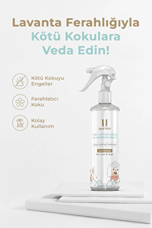 And You Kedi Kumu Koku Giderici Sprey Lavanta 100 ml