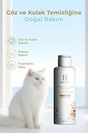 And You Göz Yaşı Lekesi ve Kulak Temizleme Solüsyonu 150 ml