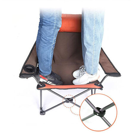 Madfox Prowler 3 Kademeli Yatabilen Kamp Sandalyesi Green/Black