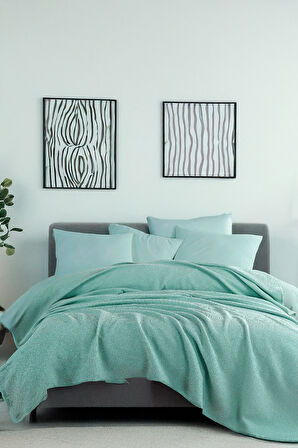 Ecocel Pike Örtü Battal 220x230cm Karde Mint Yeşili
