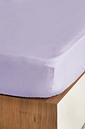 Pes Lastikli Çarşaf Seti Tek Kişilik Funny DüzBoya Lila-Sarı