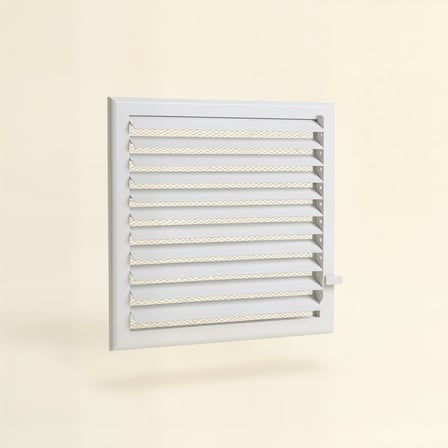Upstyle Vento Alüminyum Banyo ve WC Havalandırma Menfezi Beyaz 25x26 cm