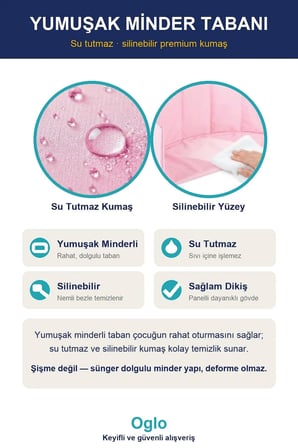 Top Havuzu 100 Top Dahil — Yumuşak Minderli Bebek Oyun Havuzu, Katlanır Çocuk Oyun Parkı Top - Pembe