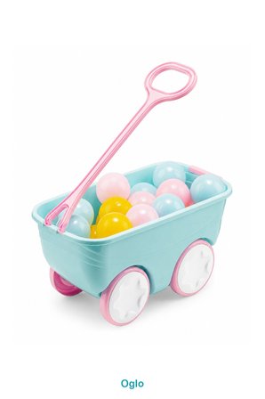 Oglo Gezgin Vagon Oyun Seti 24 Adet 7 cm Renkli Top Turkuaz