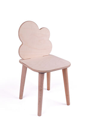 Montessori Çocuk Ahşap Oyun Etkinlik Çalışma Masası Sandalyesi