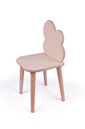 Montessori Çocuk Ahşap Oyun Etkinlik Çalışma Masası Sandalyesi