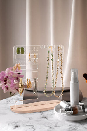 Modern Dekoratif Pleksi Çok Amaçlı Takı, Aksesuar Standı