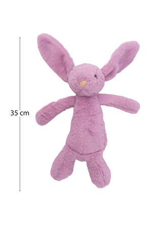 Yumuşacık Peluş Tavşan Hediyelik Bebek Uyku ve Oyun Arkadaşı 45 cm Oyuncak