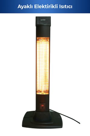Flamo 2500W 4 Kademeli Uzaktan Kumandalı Karbon Infrared Duvar Isıtıcı 5965