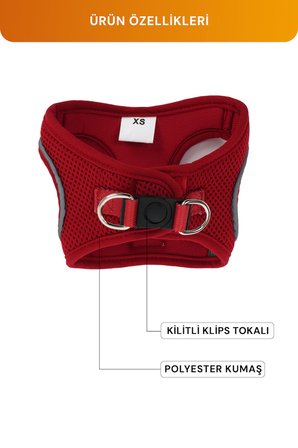 Kediler Ve Köpekler İçin Rahat, Dayanıklı Göğüs Tasması XS