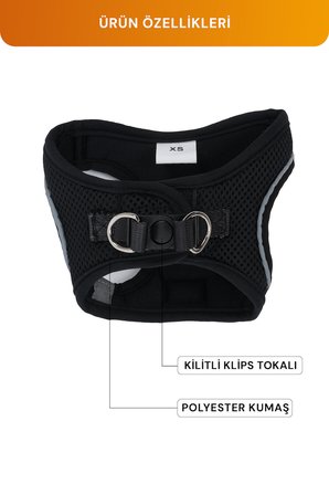 Kediler Ve Köpekler İçin Rahat, Dayanıklı Göğüs Tasması XS