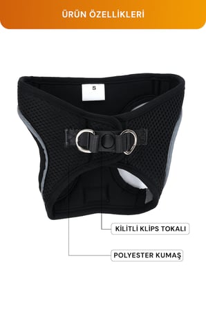 Kediler Ve Köpekler İçin Rahat, Dayanıklı Göğüs Tasması S